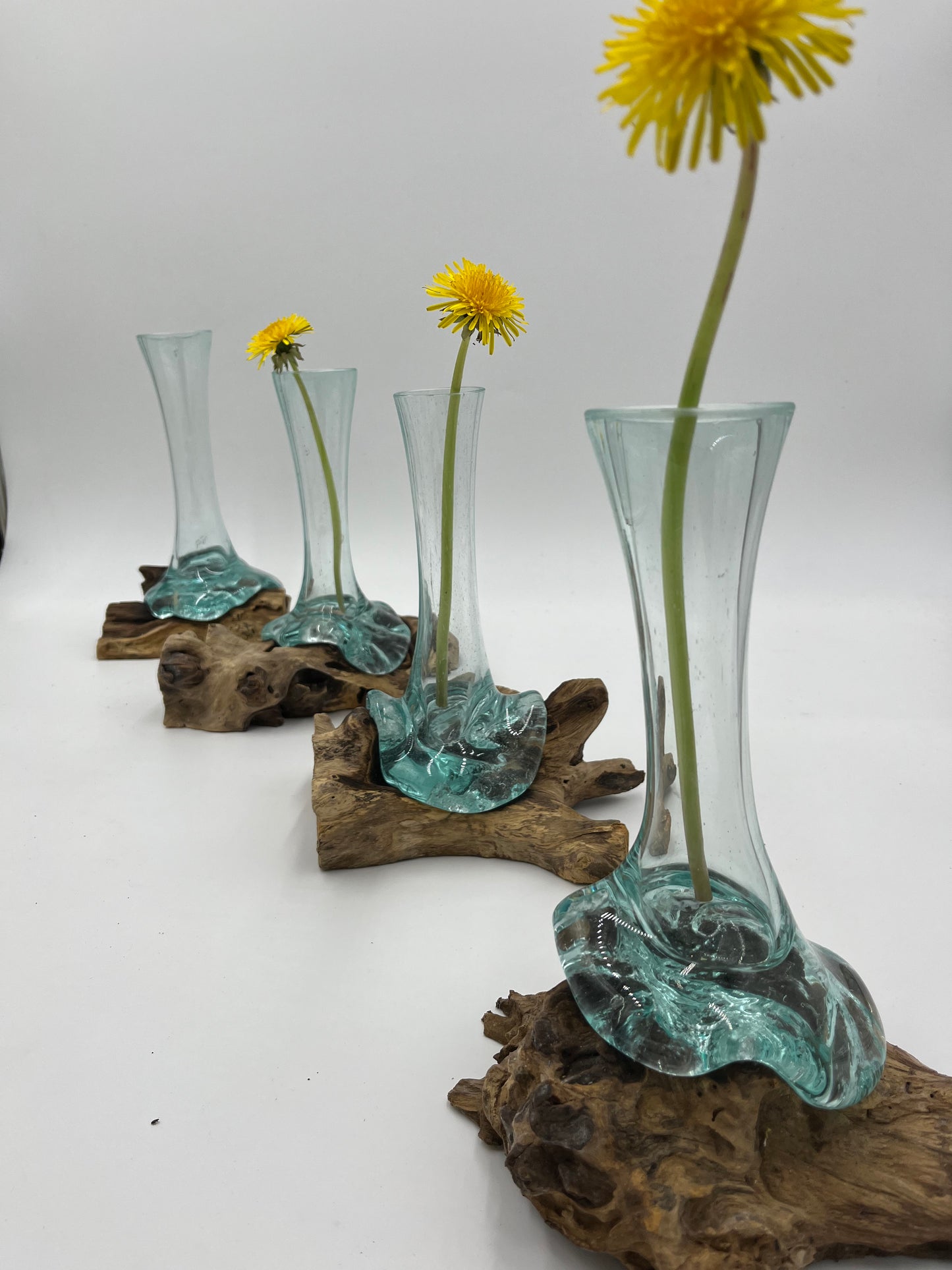 Molten Glass Vase (20cm)